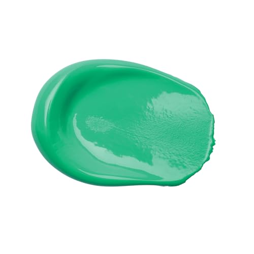 Liquitex BASICS Acrylic Paint, 13.5-oz Bottle, Bright Aqua Green - color: Bright Aqua Green, size: 13.5 Fl Oz (Pack of 1)