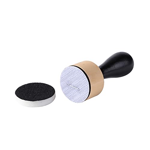 Briartw Alcohol Ink Blower Applicator Tool Set, Include 1 Round Blending Tool,1 Air Blower Mini Ink Blower,50 Felts Replacement Foams Mini Blending Tool for Card Making Embossing Painting Rendering - color: 1 Tool+1 Air Blower+2 Flat Foams+50 Felt