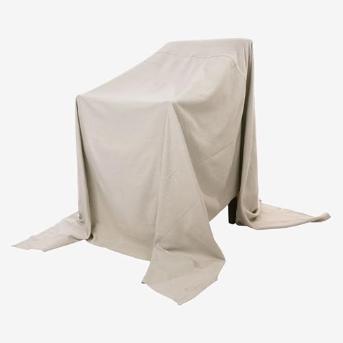 All Purpose Canvas Drop Cloth by EZ Drop - Cotton Duck Dropcloth Tarp for Painting, Construction Debris, Floor & Furniture Protection, Heavy Duty Cover Against Paint, Dust, Dirt (20 ft. x 30 ft.)