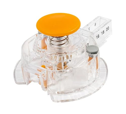 Fiskars Circle Cutter with 3 Replacement Blades for Paper & Arts and Crafts | Paper Cutter, 1" to 8” Cut Length, Clear/Orange