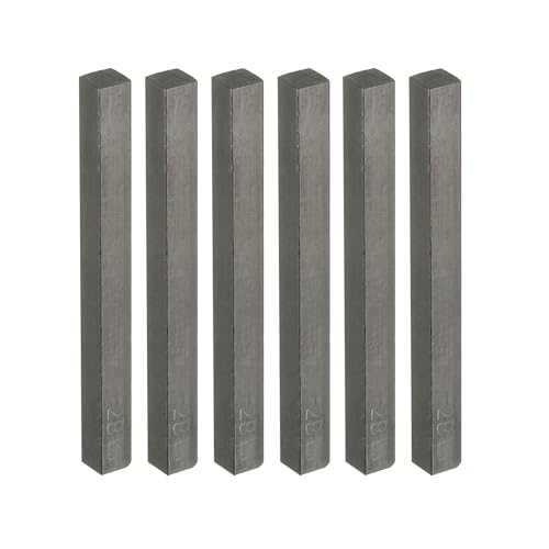 PATIKIL Compressed Charcoal Sticks, 12 Pack 2B Grade Art Supplies Sketch Square Stick for Artist Drawing Sketching Shading Painting, Black