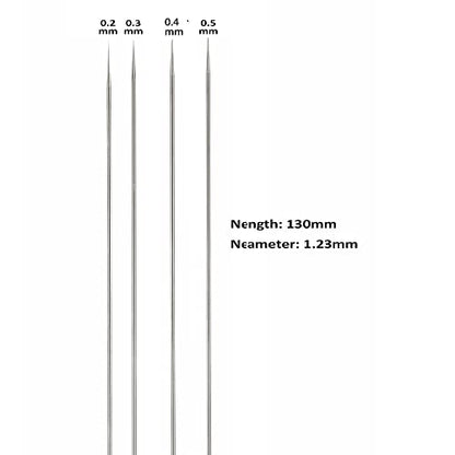 0.2mm, 0.3mm, 0.4mm,0.5mm Airbrush Nozzles Needles and Cleaning Kit | Airbrush Nozzles and Needles Replacement Parts with 11 in 1 Airbrush Cleaning Repair Tool for Airbrush Gun - size: 0.2mm, 0.3mm, 0.4mm,0.5mm /Cleaning Kit