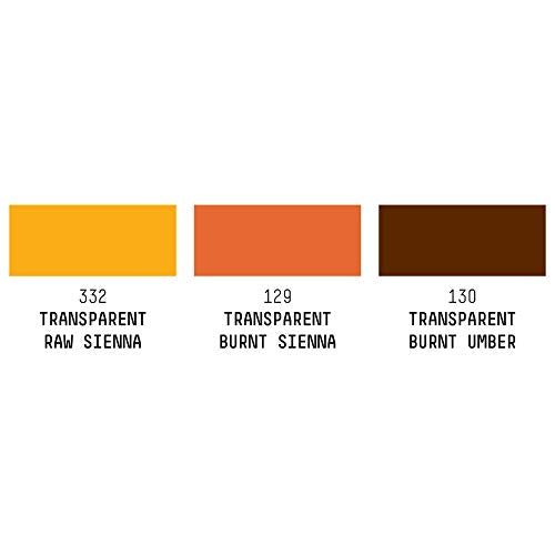 Liquitex Professional Acrylic Ink, 1-oz (30ml), Transparent Set, Set of 3 | Ultra Fluid Acrylic, Highly Pigmented, Dye-Free, Non-Fading, Satin Finish, Permanent When Dry, Lightfast - color: Transparent - Set of 3
