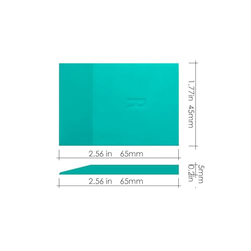 Chalk Paste Mini Squeegee 6 Pack,Optimized for use with Mesh Backed Stencils and Transfers |Rubber Mini Squeegee for Screen Printing, Ink, and Chalk Paste