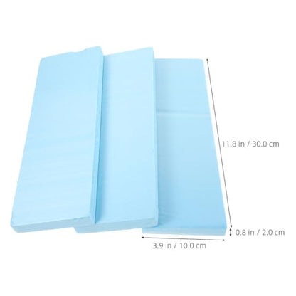 BESPORTBLE Blue XPS Foam Boards - 6Pcs 12x4x0.8 Inch High Density Extruded Polystyrene Sheets - Rigid Base for DIY Craft Diorama Railway Modeling Terrain Sculpting