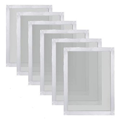 Caydo 6 Pieces 20 x 24 Inch Aluminum Silk Screen Printing Frames with 160 White Mesh for Screen Printing - size: 20 x 24 Inch, style: 160 Mesh