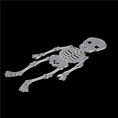 Cutting Dies Handmade DIY Paper Cards Album Decoration Stencils Template Embossing for Card Scrapbooking Craft (Skeleton) - style: Skeleton