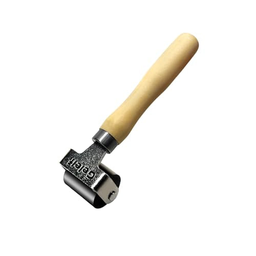 GELELF Smooth Peeling Brayer Roller - Wood Hand Roller Rollers Ink Roller Tape Roller for Gluing Taping Gel Printing Inking Block Printmaking Stamping Scrapbooks (#3: 1.5 Inch (3.5CM)) - color: #3: 1.5 Inch (3.5CM)