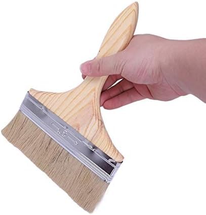 Flat Paint Brushes - 8 Inch Soft Bristle Oil Brush Set | Versatile Paddle Paint Brush for Smooth Strokes on Canvas, Wood & Walls | Ideal for DIY Home Painting, Art Projects & Professional Use