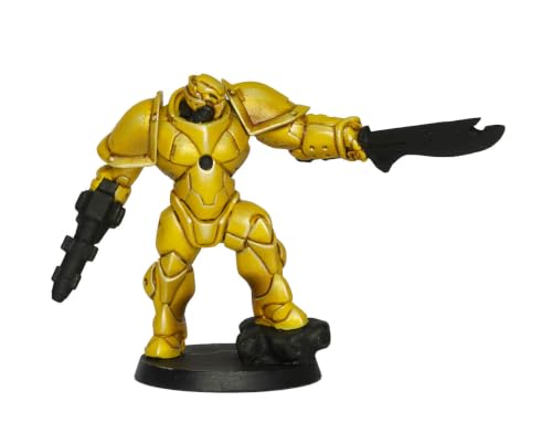 Vallejo - Radiant Yellow Set, True Metallic Metal, 4 Bottles x 0.6 fl.oz. - color: Radiant Yellow