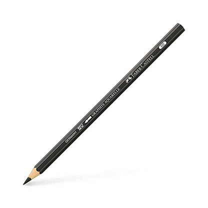 Faber-Castell Graphite Aquarelle Water-Soluble Single Pencil, 2B - style: 2B