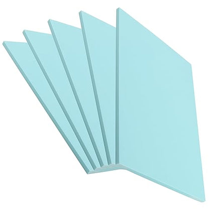 5 PCS 8.5"x11" Rubber Carving Blocks, A4 Large Linoleum Blocks for Printmaking, Engraving Crafts - color: Blue