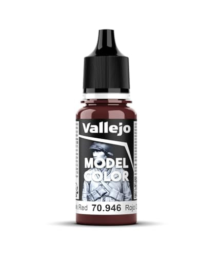 Vallejo Acrylic Paint, Dark Red - color: Dark Red, size: 0.57 Fl Oz (Pack of 1)