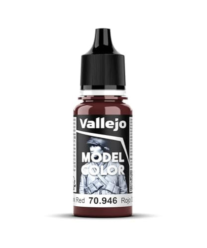 Vallejo Acrylic Paint, Dark Red - color: Dark Red, size: 0.57 Fl Oz (Pack of 1)