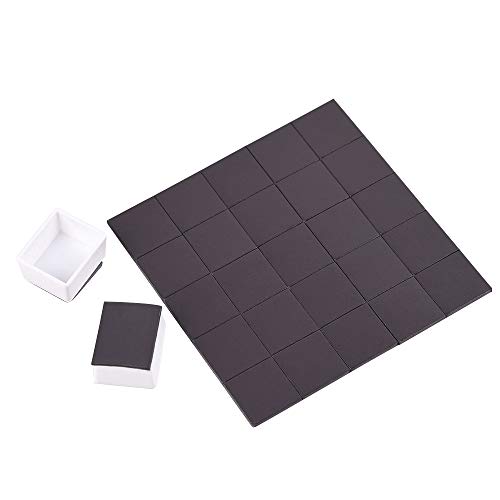100Pcs Watercolor Half Pans Empty with Magnetic Stripe,Plastic Palette Tins | 1.8ml White Empty Artist Paint Pan Kits,Portable Travel Tin Case Palette Art Drawing,DIY Watercolor Oils Acrylics Painting - color: 100 Half Pans