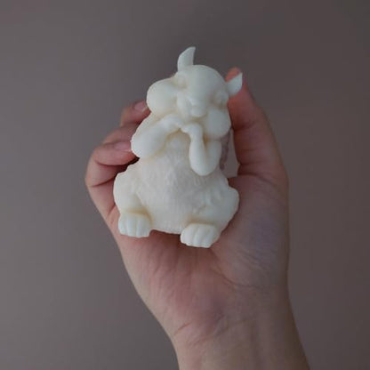 Squirrel Silicone Mold, Cute Squirrel Candle Soap Making Molds, 3D Animal Shaped Cake Fondant Chocolate Decorating Mold, Epoxy Resin Casting Concrete Plaster Wax Art Craft Mould Kit - color: Squirrel