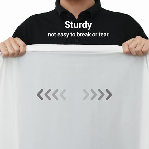 Auros 10-Pack Plastic Tablecloths, 54x108 Inch Disposable Table Covers, 8FT | Rectangle Waterproof & Throw Away Table Cloth, Easy Cleanup for Party, Wedding, Graduation, Picnic, Fits 6-8ft Tables, White - color: Pure White, size: 54" X 108" Rectangle
