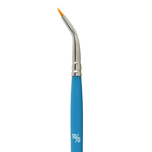 Princeton 10011482 3750TS-10/0 Select Artiste Spot Detailer Angle Paint brush, Synthetic - color: Multicolor, size: Spot Detailer Angle 10/0
