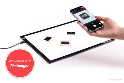 Photomyne A4 Light Pad – Slide & Film Negative Scanning Viewer - style: Scanning