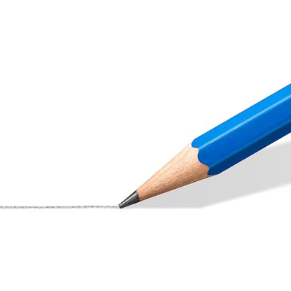 STAEDTLER Mars Lumograph Drawing Pencils: Set of 24 in Metal Case - Presharpened Graphite Art Pencils - Hardness Grades 12B-10H - For Drawing, Shading, Drafting & Illustrating - All Skill Levels - style: Tin of 24