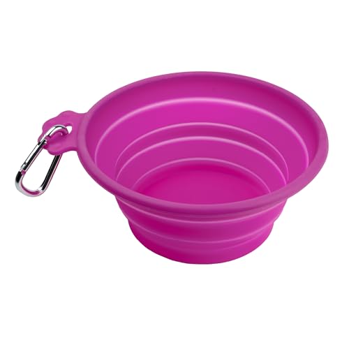 Silver Brush Limited Silver Essentials Brush Water Bowl, 1200ml/40.6oz | 2 Pack, Watercolor, Watermedia, Round, Reusable Artist Water Cup, Collapsible, With Carabiner Clip, Leak-proof, Silicone - size: 1200ml