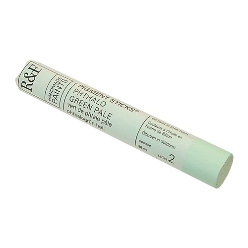R&F Pigment Stick 38Ml Phthalo Green Pale - color: Phthalo Green Pale, size: 1 Count (Pack of 1)