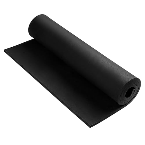 AMZQNART 8mm EVA Foam Sheets Roll 16x29.5in Black for Cosplay DIY 90kg/m3 - color: 16×29.5in Black, size: 8mm-Thick