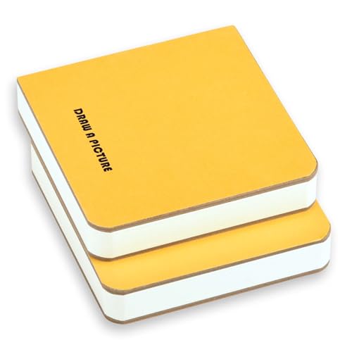 SEMLEART Watercolor Journal Mixed Media Sketchbook,3.9*3.9”(2Pack*40Sheets) - size: 3.9×3.9in-A