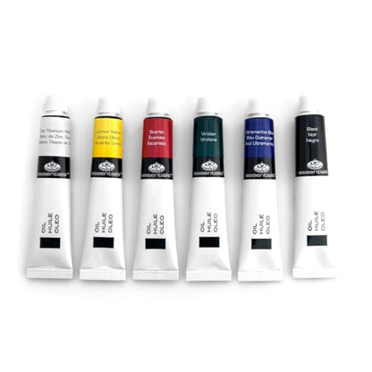 Royal & Langnickel OIL21-6 Oil Color Artist Tube Paint, 21ml, 6-Pack - size: 6 Pack