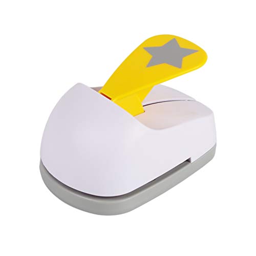 Craft Lever Punch 3 inch Star Paper Punch Five Point Star Professional Tool for Paper Crafting DIY Projects，Gifts，Stationery，Education，Greeting Cards Arts Fun Projects - color: Star