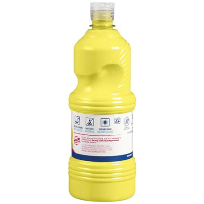 Prang Ready-to-Use Tempera Paint, Yellow, 32 Oz., 1 Count - color: Yellow