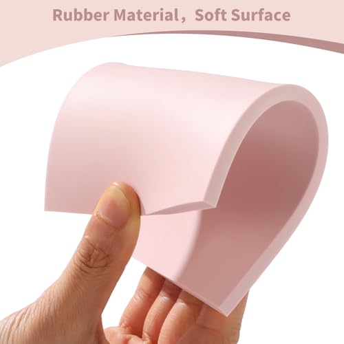 8 Pack Pale Pink Linoleum Blocks 4 x 6 in for Printmaking | Soft Rubber, Easy To Carve, for Stamps, Cards, Bookmarks, Beginner And Pro Use - size: 4"x6"