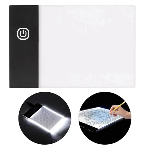 A6 LED Light Board for Artcraft Tracing Flip Book Kit Tablet Drawing with Brightn Control for Projects and Ning