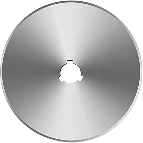 60mm Rotary Cutter Blades 10 Pack Replacement Blades Fits Fiskars, OLFA,Martelli,Dremel,Truecut,DAFA for Quilting Scrapbooking Sewing Arts & Crafts Sharp and Durable Cutter Blade - color: Silver (60mm 10pcs)