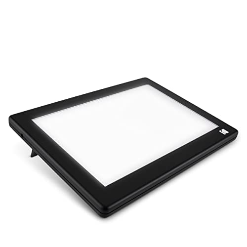 KODAK LED Light Box 12”x8” for Negatives, Slides & Film | Illuminated Board Panel & LED Light Pad for Viewing & Scanning Photos, Tattoo Drawing, Artist Sketching & Stenciling | Glare-Free, USB Powered | Lightbox with Up To 98% Color Restoration, Phone or