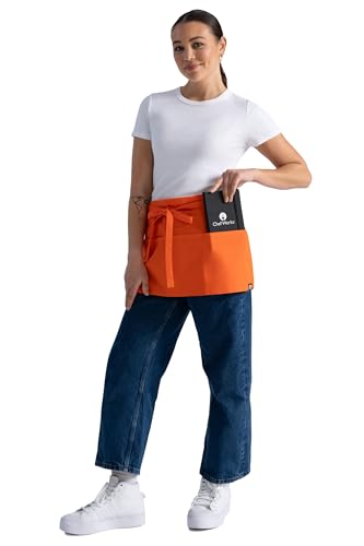 Chef Works Unisex Waitress Apron - color: Tangerine
