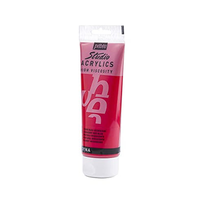 Pébéo 832-354 - Studio Acrylics Fine Acrylic - Acrylic Paint - Iridescent Acrylic - Iridescent Red Blue - Iridescent Red Blue 100ml/3.38oz - color: Iridescent Red Blue, size: 3.38 Ounce (Pack of 1), style: Acrylics Color
