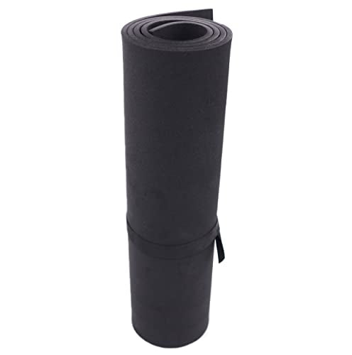 OISAKLD EVA Foam 2mm-10mm 13.7"×39" Craft Foam Sheet 74 kg/m³ Cosplay Foam for Craft Model Cosplay 5mm - color: Black, size: 5mm -Thickness