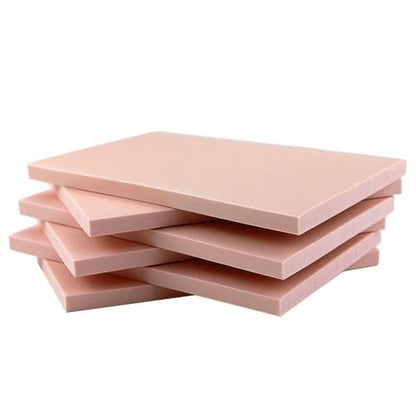 6 Pack 4"x6" Pale Pink Rubber Stamp Carving Blocks Rubber Carved Brick for Stamp Soft Rubber Crafts and DIY Craft Project - size: 4"x6"