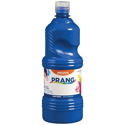 Prang Ready-to-Use Tempera Paint, Blue, 32 Oz., 1 Count - color: Blue