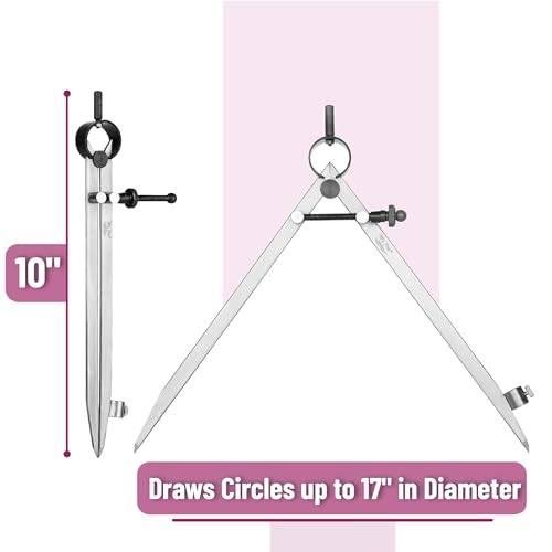 Mr. Pen- Professional Compass with Lock, Pencil Compass - style: Compass