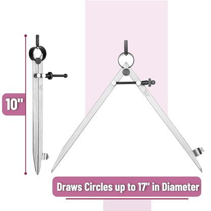 Mr. Pen- Professional Compass with Lock, Pencil Compass - style: Compass