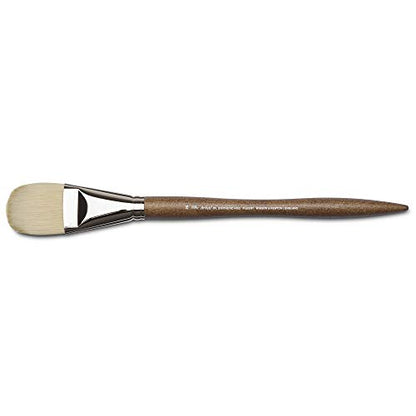 Winsor & Newton Artists' Oil Synthetic Brush, Filbert #20 | Synthetic Flagged Bristles, Excellent Color Carrying Capacity, Handmade in England, For Oil Paint - style: Filbert #20