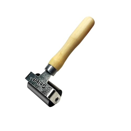 GELELF Smooth Peeling Brayer Roller - Wood Hand Roller Rollers Ink Roller Tape Roller for Gluing Taping Gel Printing Inking Block Printmaking Stamping Scrapbooks (#4: 2 Inch (5CM)) - color: #4: 2 Inch (5CM)