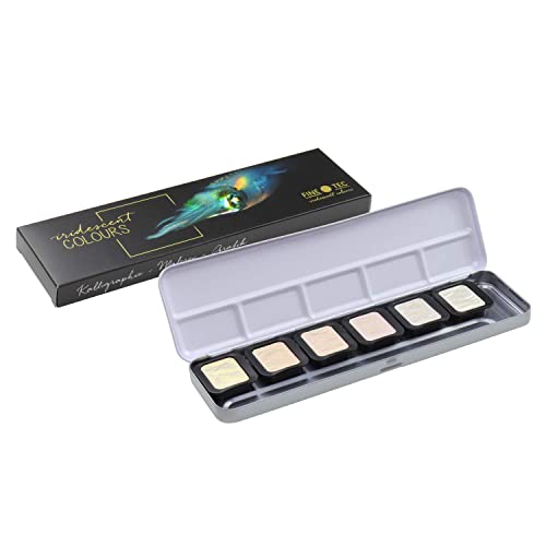 FINETEC Pearlescent Watercolour Set, Pixie Dust, 6 Count - style: Ilidescence 6 Colors