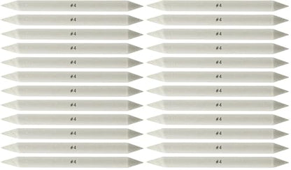 Creative Mark Blending Stumps - Solid Double-Ended Blending Stumps for Blending Charcoal, Pencils, Pastels, and More! - [Size # 4-12 Count] (Pack of 2) - size: Size # 4 (Pack of 2)