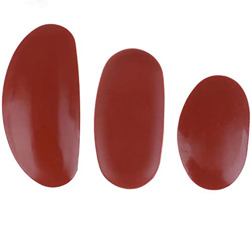 Feqsky 5Pcs Ceramic Tools, Steel Serrated Scraper Pottery Clay Silicone Scraper for Polymer Clay Scraper Pottery Tools Scraper Crafts Kit
