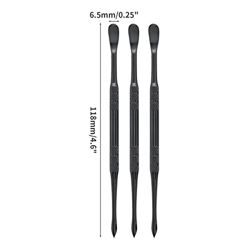 suiwotin 3PCS Wax Carving Tools, Black - color: Black - 3PCS
