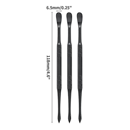 suiwotin 3PCS Wax Carving Tools, Black - color: Black - 3PCS