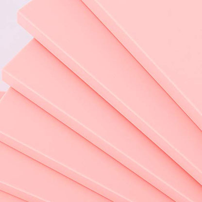 ZOENHOU 20-Count 4 x 6 Inch Pink Soft Rubber Carving Blocks, Crafts Stamping Blanks, Linoleum Blocks for Printmaking - color: Pink